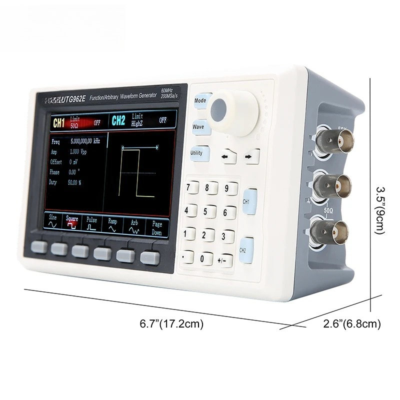 Generator Sinyal Fungsi UTG932 - Dual Channel Arbitrary Waveform Function Generator 60Mhz ulasan dan harga