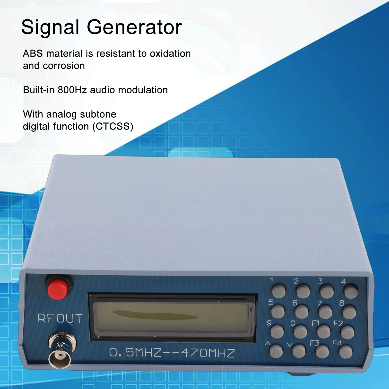 Generator Sinyal Fungsi Genera - Rf Signal Generator 0.5Mhz To 470Mhz ulasan dan harga