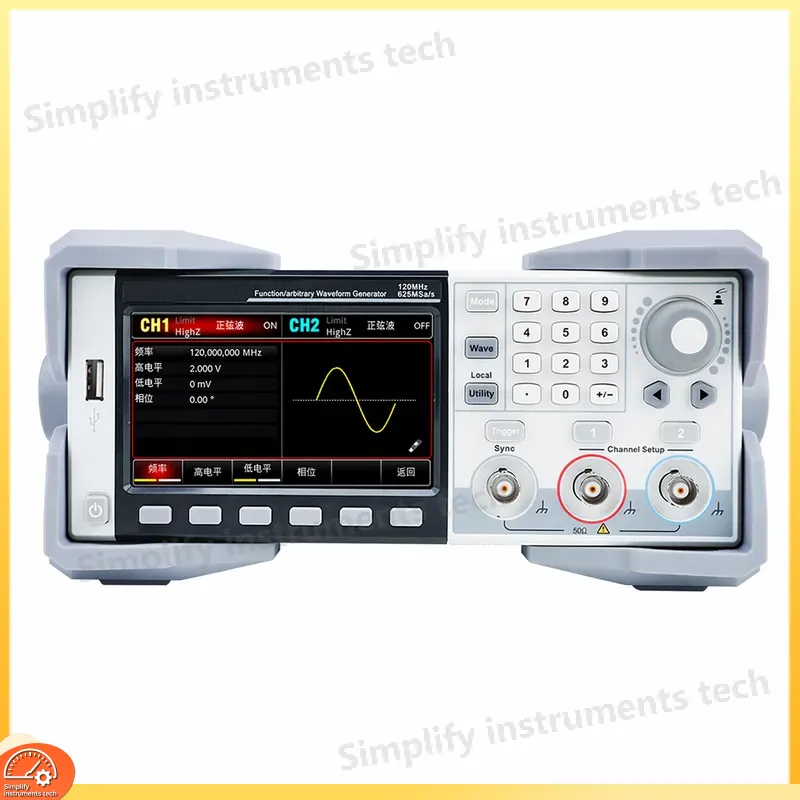 Generator Fungsi Gelombang Arb - Dual Channel Arbitrary Waveform Function Generator 60Mhz ulasan dan harga