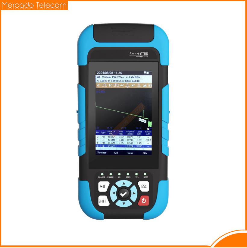 Penguji Serat Optik Mini OTDR, - Optical Time Domain Reflectometer Otdr 1310 1550Nm ulasan dan harga