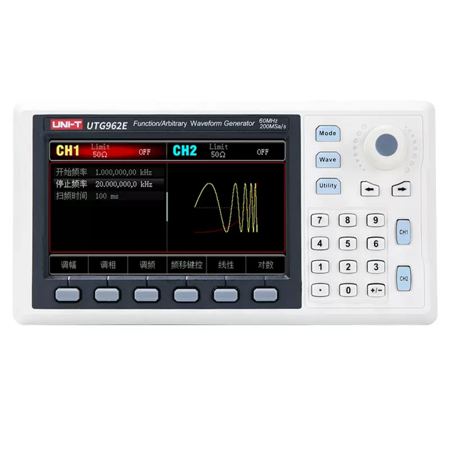 UNI-T UTG932E UTG962E Fungsi G - Dual Channel Arbitrary Waveform Function Generator 60Mhz ulasan dan harga
